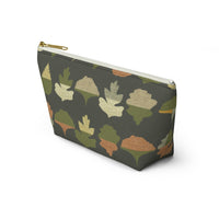 Frond Accessory Pouch w T-bottom in Green